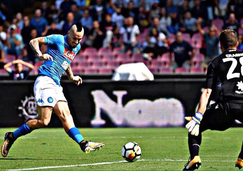 Serie A: Napoli - Cagliari (3-0) - 01/10/2017