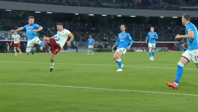 Serie A: Napoli - Roma (1-1) - 18/04/2022