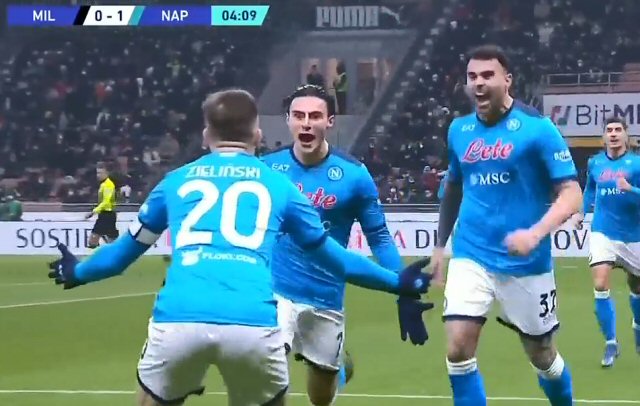Serie A: Milan - Napoli (0-1) - 19/12/2021