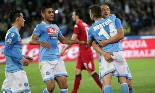 Serie A: Napoli - Cagliari (3-0) - 06/05/2014