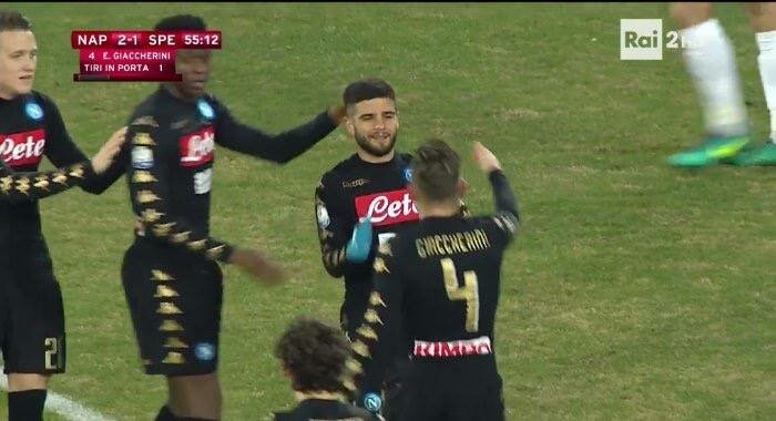 Coppa Italia: Napoli - Spezia (3-1) - 10/01/2017