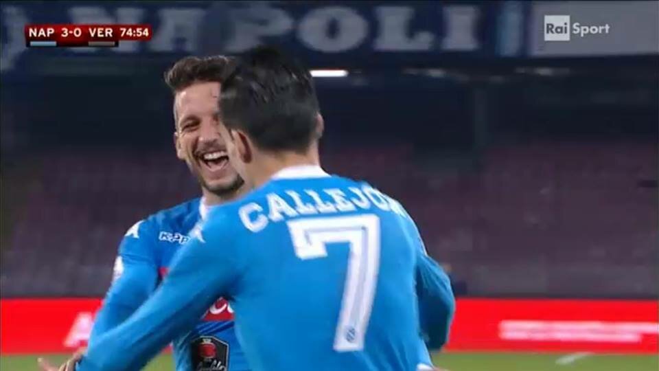 Coppa Italia: Napoli - Verona (3-0) - mercoled 16 dicembre 2015